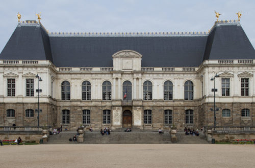 Palais du Parlement de Bretagne Palace of the Parliament of Brittany ("Parlement de Bretagne"), in Rennes, France.
