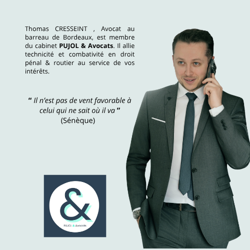 Adrien PUJOL est avocat au barreau de Rennes, fondateur du cabinet PUJOL & Avocats, et depuis 2018, co-pilote, à vos côtés, et partout en France, de la défense de votre permis de conduire et défen-6